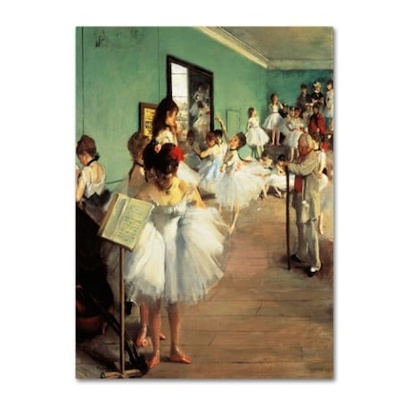 Trademark Fine Art Edgar Degas 'Dance Examination 1873-74' Canvas Art ...